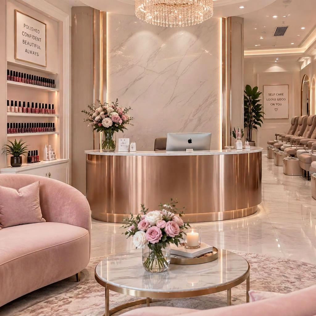 Reception area at the lounge